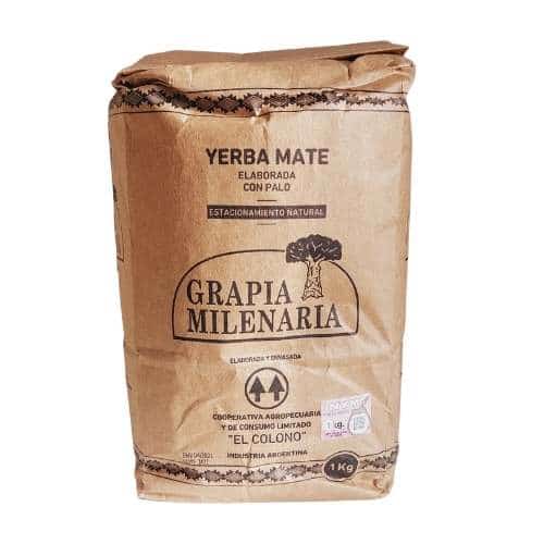 Мате производство. Мате Grapia milenaria 500g.